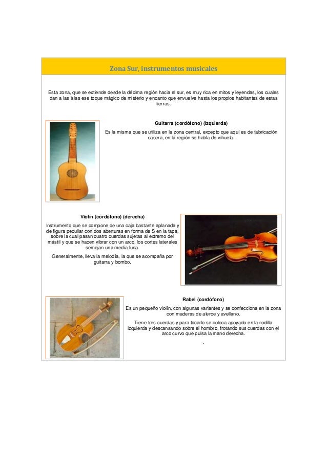 Instrumentos musicales de chile
