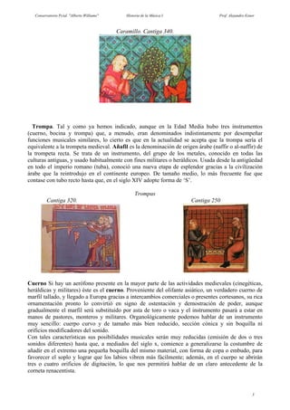 Instrumentos musicales de la edad media | PDF