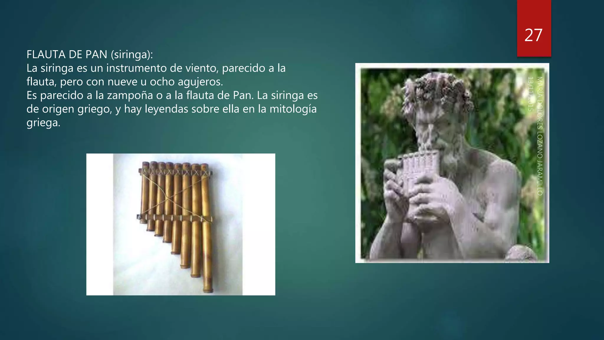 Instrumentos musicales de la antigua Grecia | PPTX