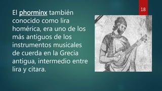 Instrumentos musicales de la antigua Grecia | PPTX