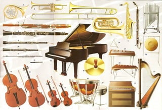 Instrumentos de la Orquesta Sinfónica o Filarmónica