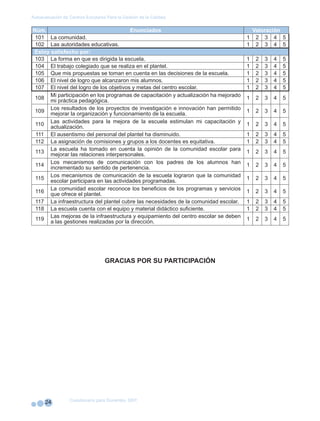INSTRUMENTOS PARA LA AUTOEVALUACIÓN | PDF