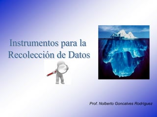 Prof. Nolberto Goncalves Rodríguez
 
