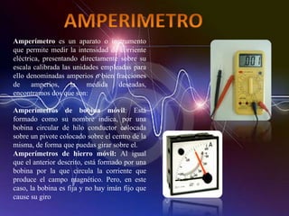 ara medir propiedades electricas