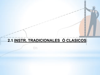 2.1 INSTR. TRADICIONALES Ó CLASICOS:
 