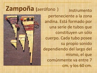 Instrumentos tradicionales de chile | PPS