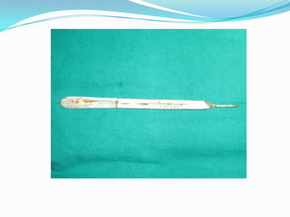 It is a sleek longer scissor.