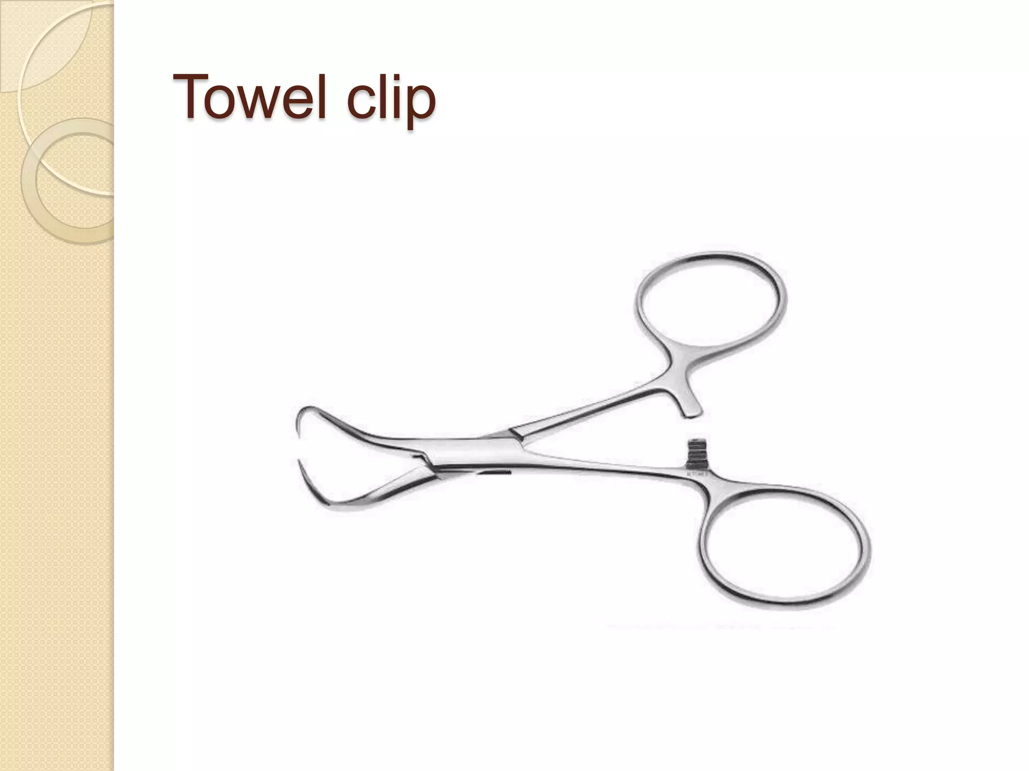Towel clip
 