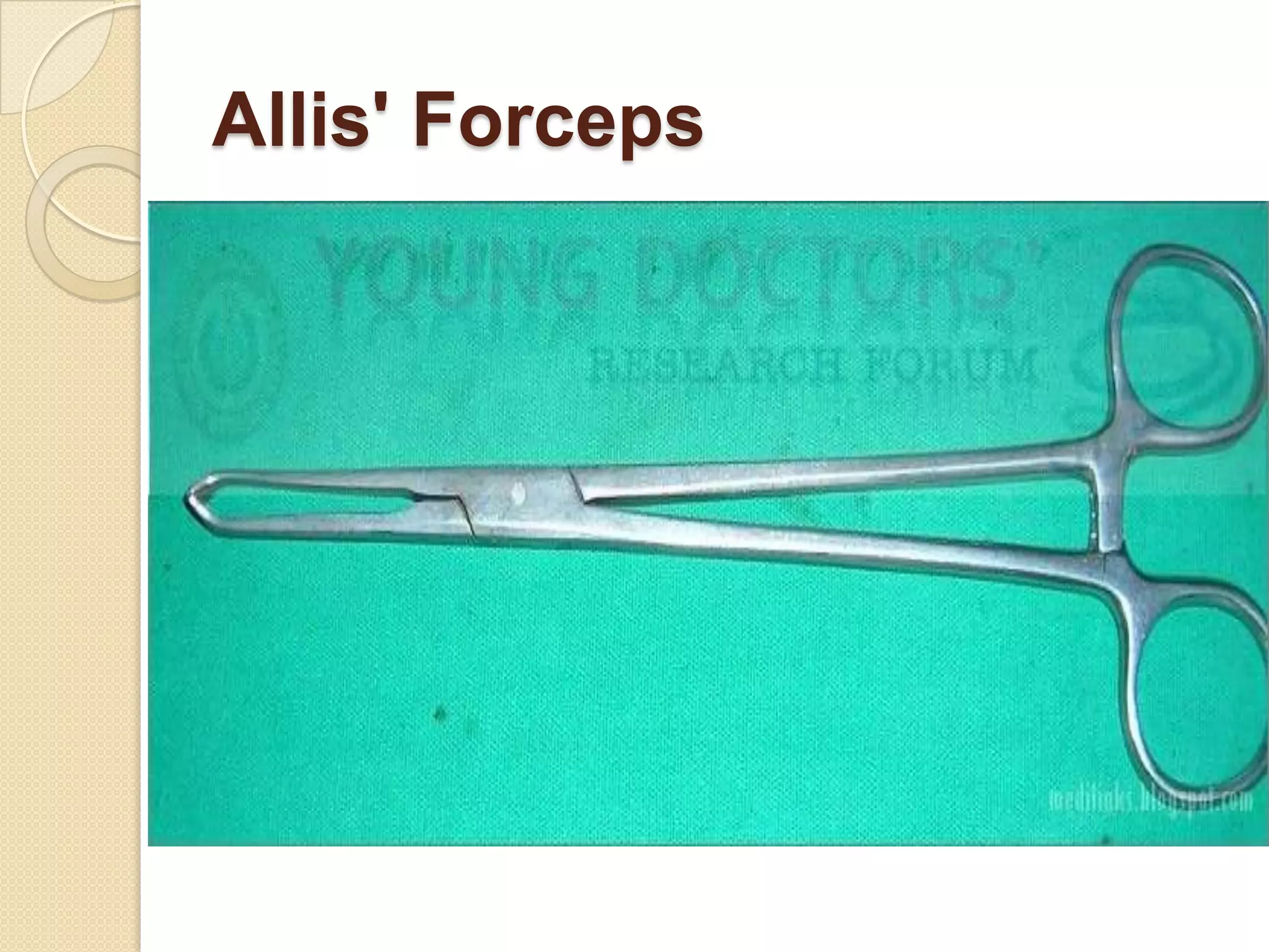 Allis' Forceps
 