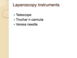 Cannula and trocar seperated
 