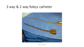 3 way & 2 way foleys catheter
TONY 2010 MBBS
 
