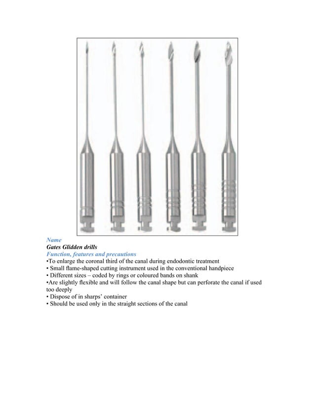 INSTRUMENTS USED IN ENDODONTICS PDF