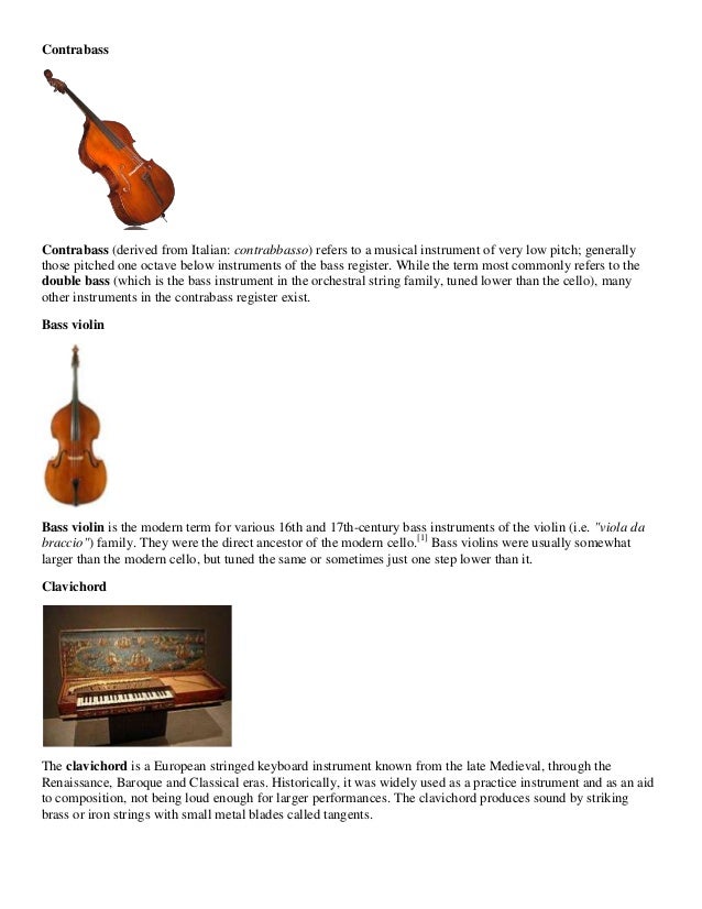 Which Of The Following Instruments Does Not Belong In The Indefinite