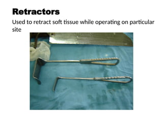 Retractor Core Instruments INSTRUMENTS AND IMPLANTS IN ORTHOpaedics.ppt