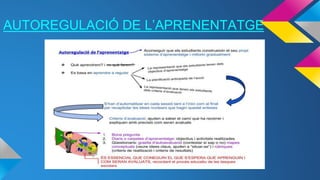 AUTOREGULACIÓ DE L’APRENENTATGE
 