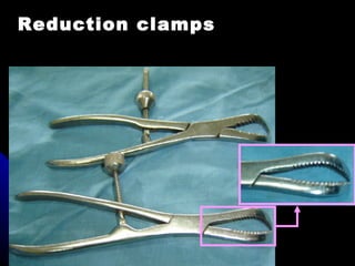 Reduction clamps
 