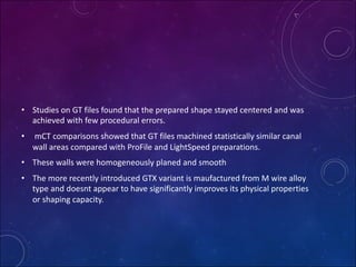 Gt File Files systems used in cleaning and shaping | PDF
