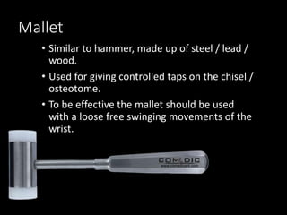 Instruments in major oral and maxillofacial surgery | PPTX