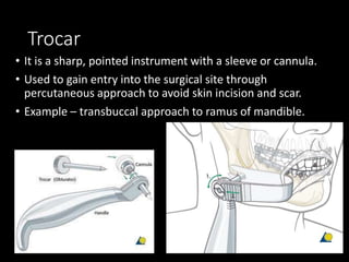 Sharp Ramus Instruments in major oral and maxillofacial surgery | PPTX