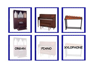 ORGAN PIANO XYLOPHONE
