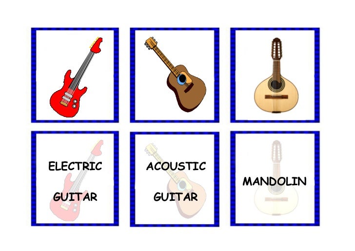 Instruments matching game