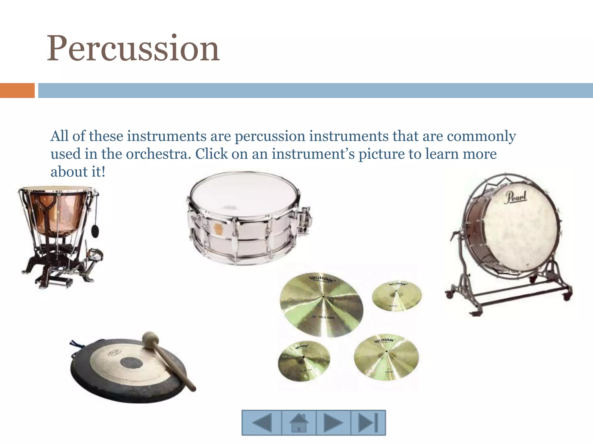 Instruments Of The Orchestra