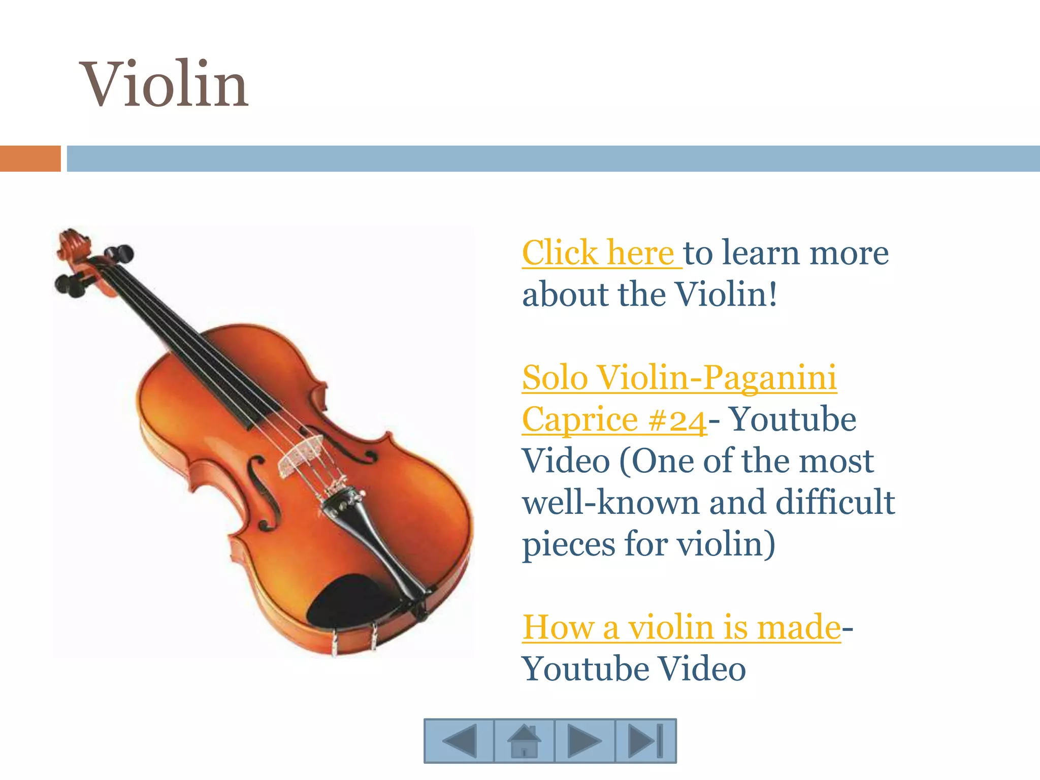 Instruments Of The Orchestra