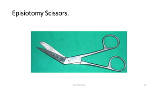 Episotomy Instruments instruments ostetrics and gynaecology ppt | PDF