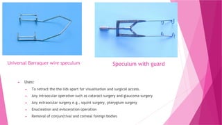 Instruments used in ophthalmology surgery . | PDF