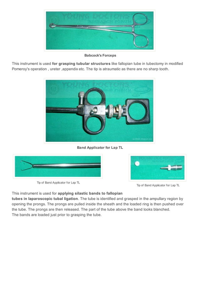 Instruments used in gynecology and obstetrics ~ young doctors research ...