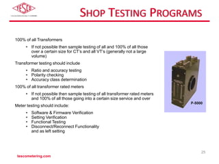 Single Unit Testing Transformer Instrument Transformer Testing | PPT