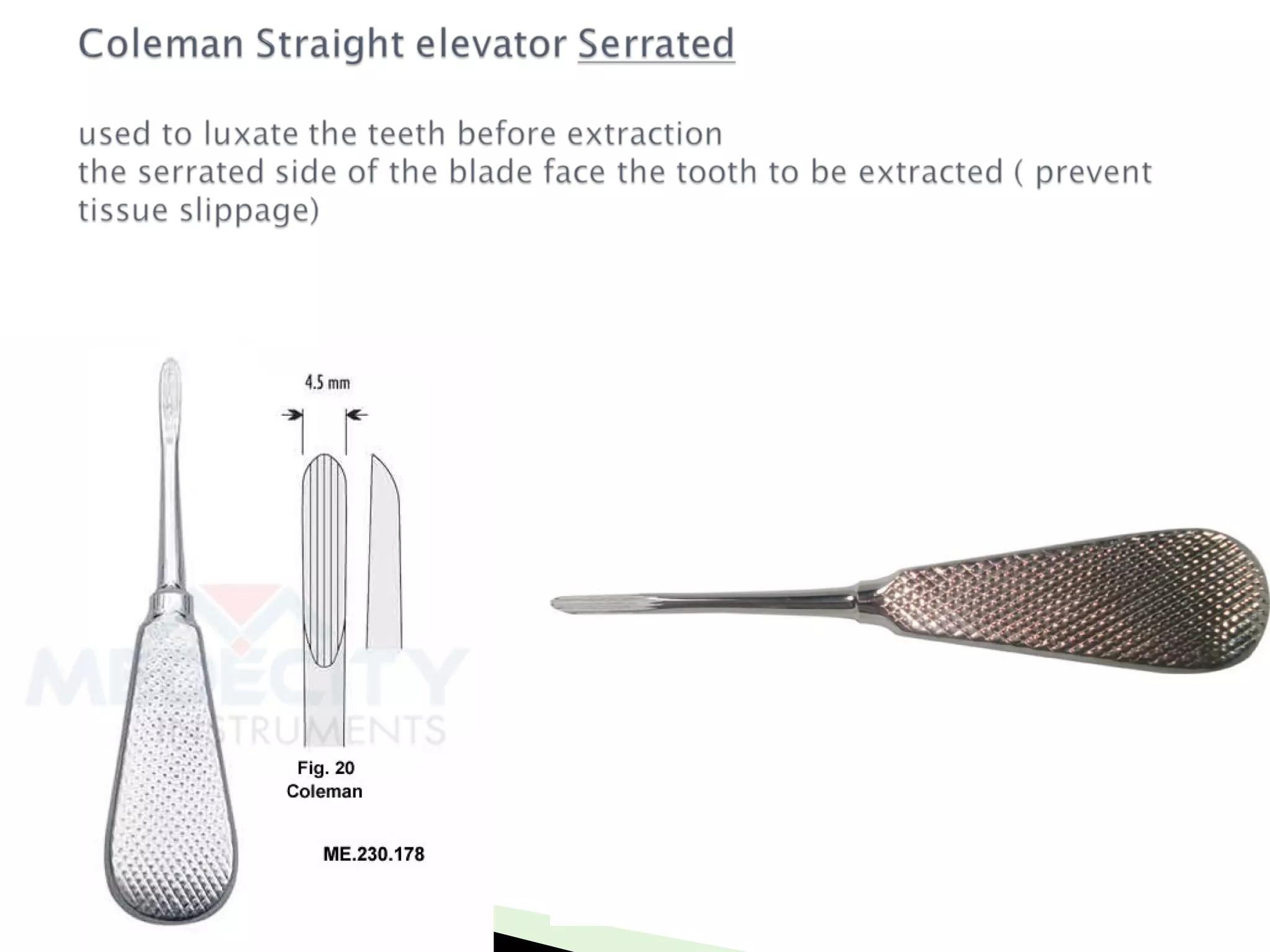 Instrument used in exodontia | PPT