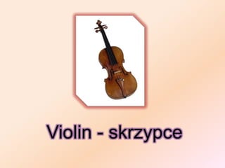 Violin - skrzypce
 