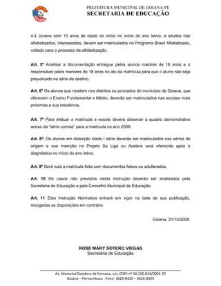 Instrução Normativa 02 2008