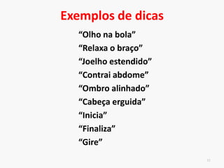 Quanta instrução fornecer?
Devem ser BREVES E DIRETAS
Nossa memória de curto prazo é limitada
em capacidade
Esquecimento rápido (30 seg.)
Poucas palavras
10
 
