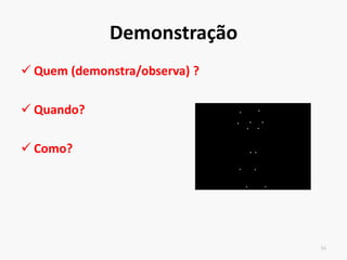 Demonstração
“A imagem que o aprendiz observa da execução
completa ou parcial de alguém, podendo ser
apresentada ao vivo, por meio de vídeo, foto
ou desenho.”
(Tani, Meira Jr. e Cattuzzo, 2010)
15
 