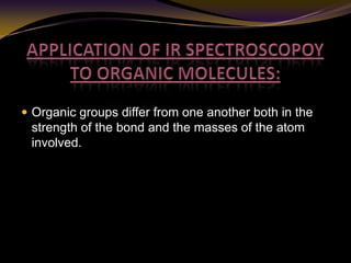 Infrared spectroscopy Slide 76