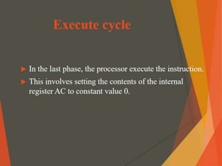 Instruction Cycle (Computer Organization and Architecture) | PPT
