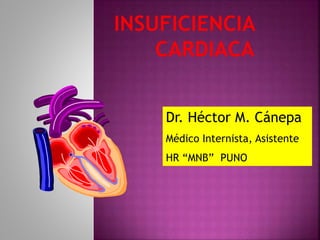 Dr. Héctor M. Cánepa 
Médico Internista, Asistente 
HR “MNB” PUNO 
 