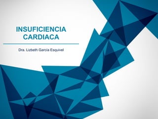 INSUFICIENCIA
CARDIACA
Dra. Lizbeth García Esquivel
 
