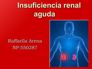 Insuficiencia  renal aguda Raffaella Arena NP:550287 