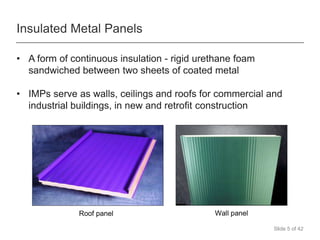 Insulated metal wall and roof panels for sustainability and energy ...