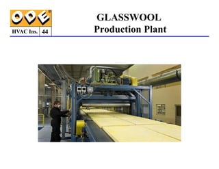 HVAC Ins.
GLASSWOOL
Production Plant
44
 