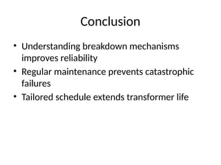 Insulation Breakdown Example Insulation Breakdown mechanism working diagram | PPTX