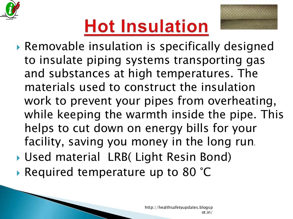 Insulation job hazards & Precautions