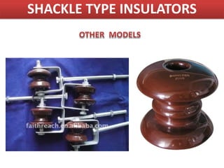 SHACKLE TYPE INSULATORS
 