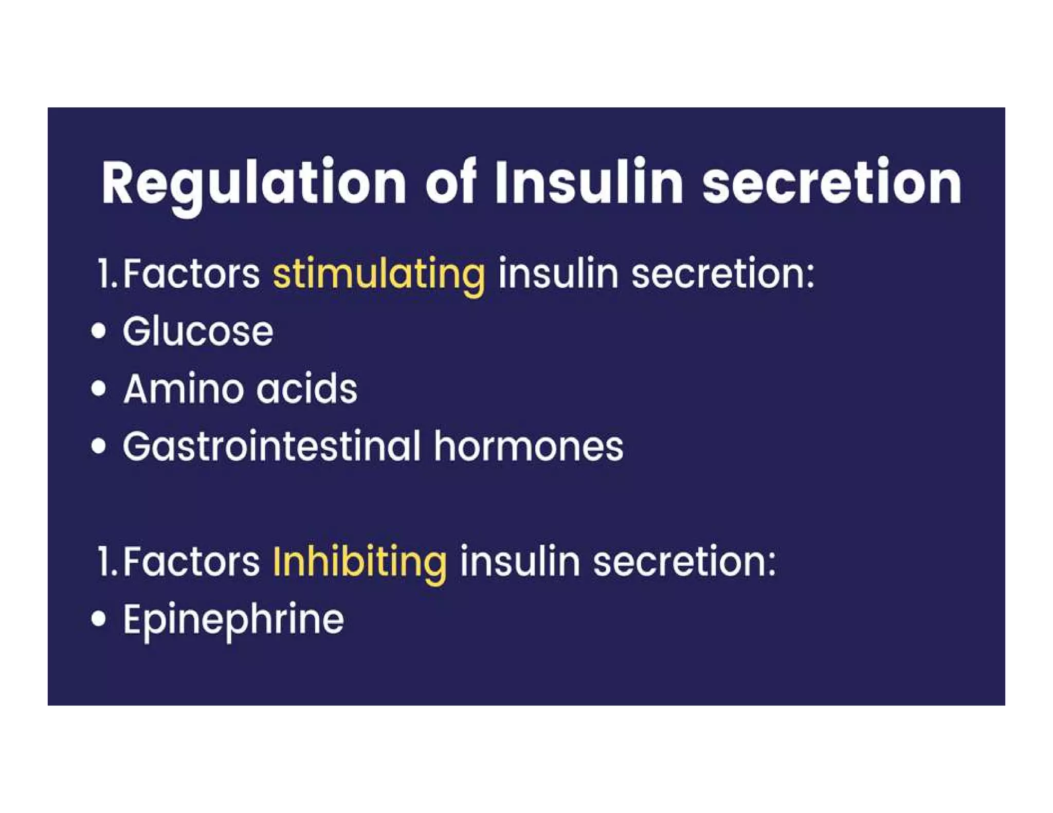 Insulin | Discovery of Insulin | Structure of insulin | Biosynthesis of Insulin | Regulation of Insulin | Mechanism of action of insulin