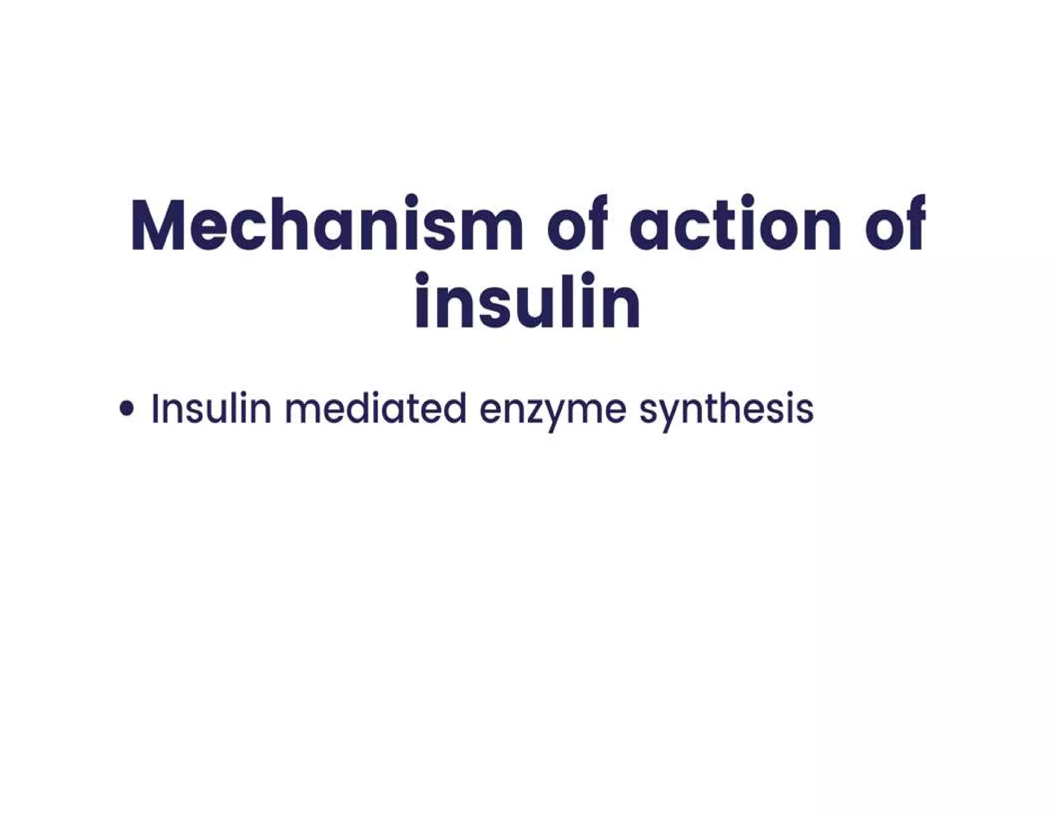Insulin | Discovery of Insulin | Structure of insulin | Biosynthesis of Insulin | Regulation of Insulin | Mechanism of action of insulin