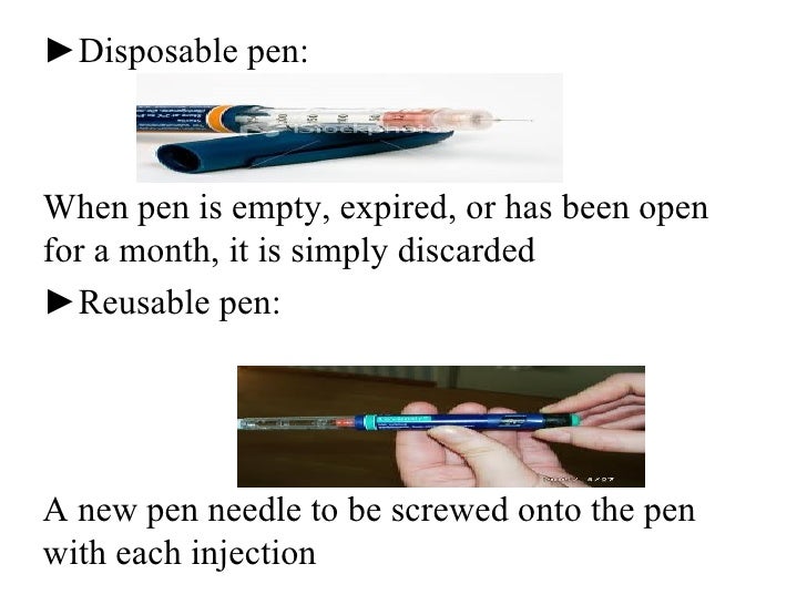 Insulin giving techniques