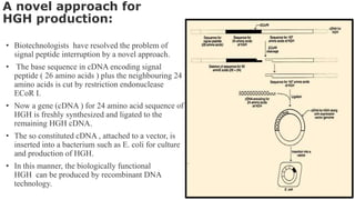 production of recombinant proteins | PPT
